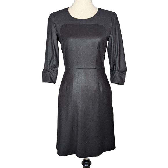 See by Chloe Wool Sheath Dress Black Size 4 - Picture 1 of 16